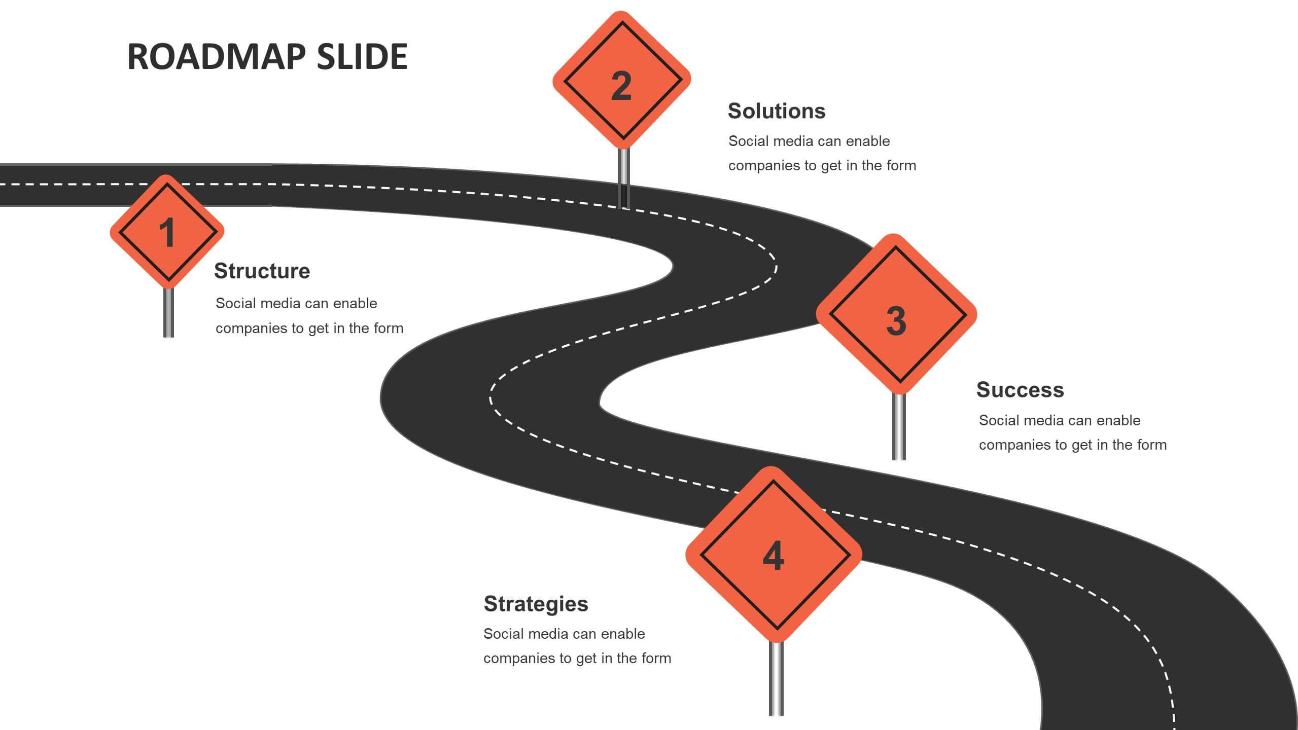 Slide Templates Roadmap Slide