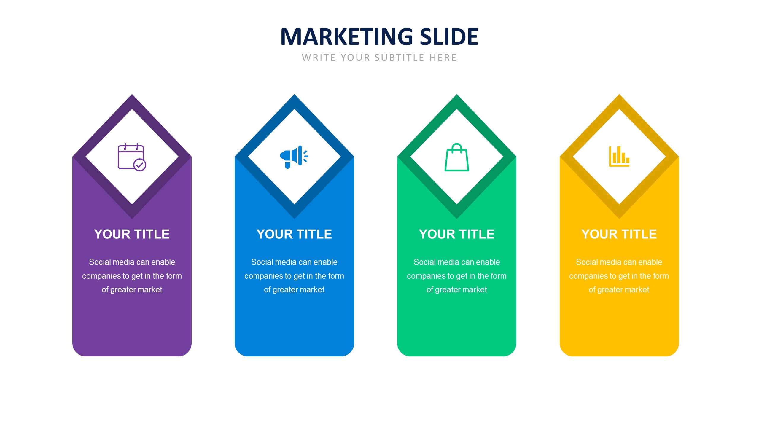 Slide Templates Marketing Slide