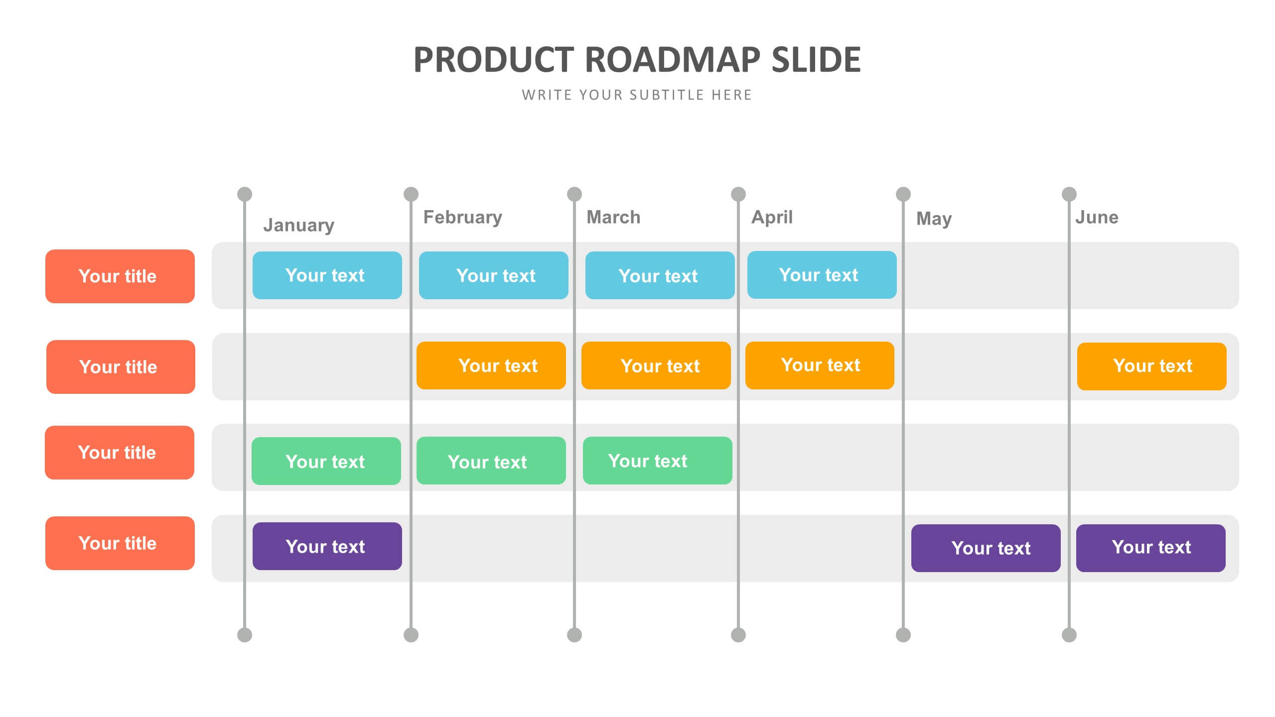 business roadmap slide