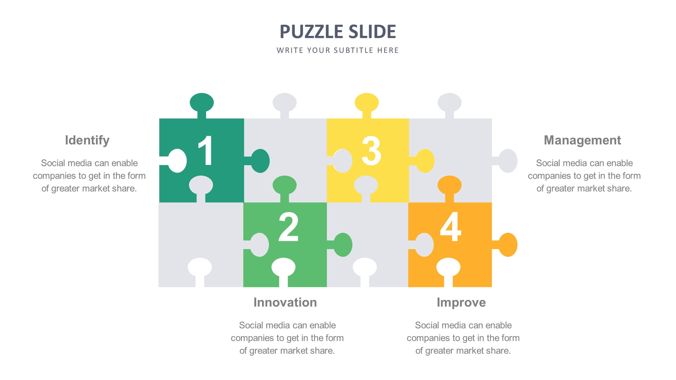 Slide Templates: Puzzle Slides