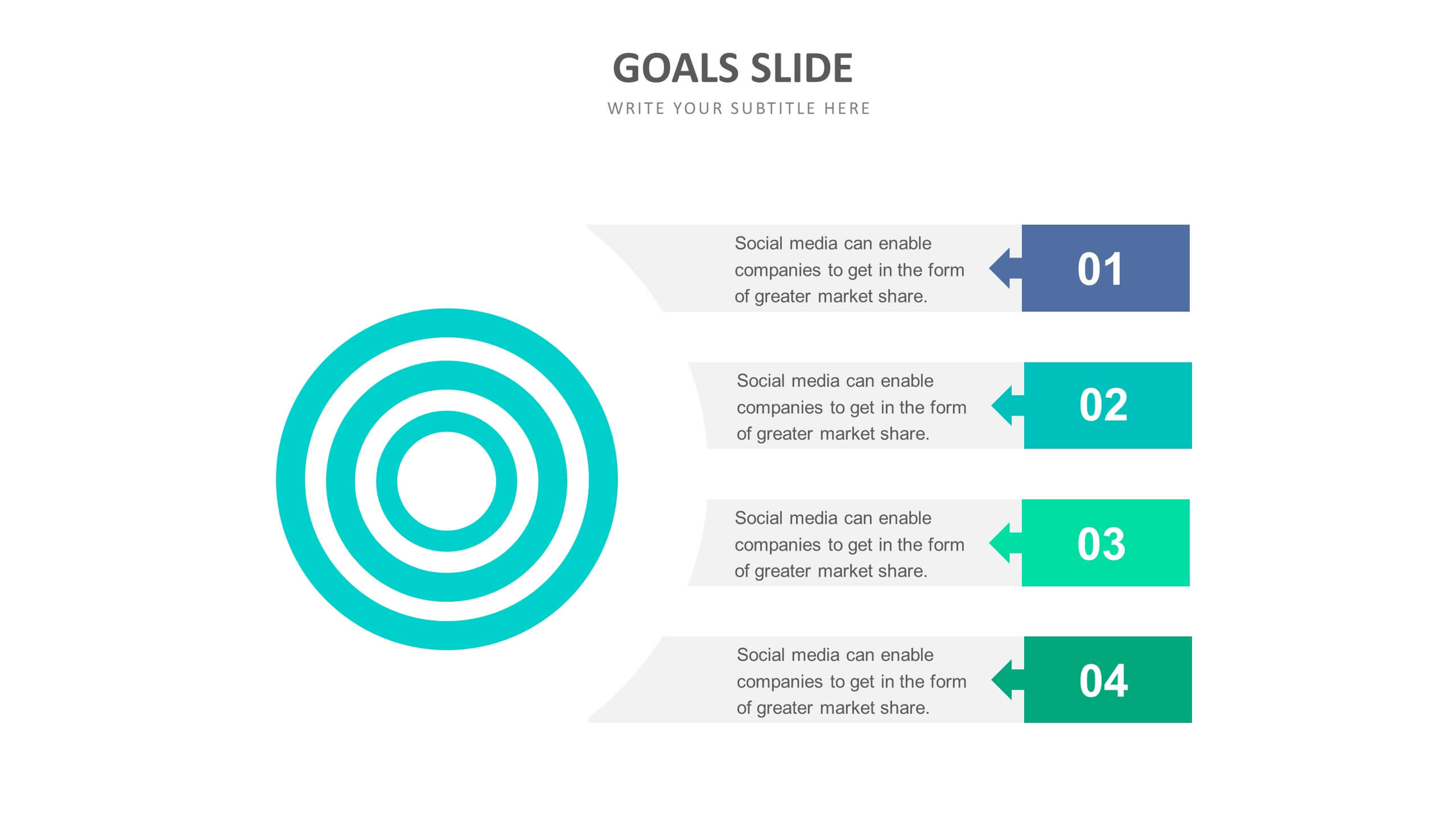 Slide Templates: Goal Slide