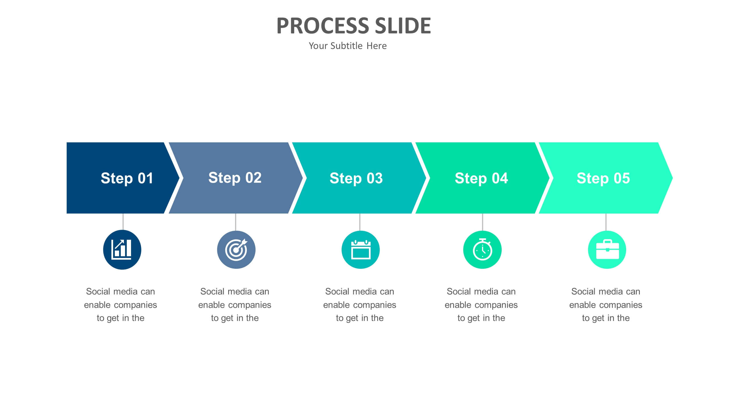 Slide Templates Process Slide