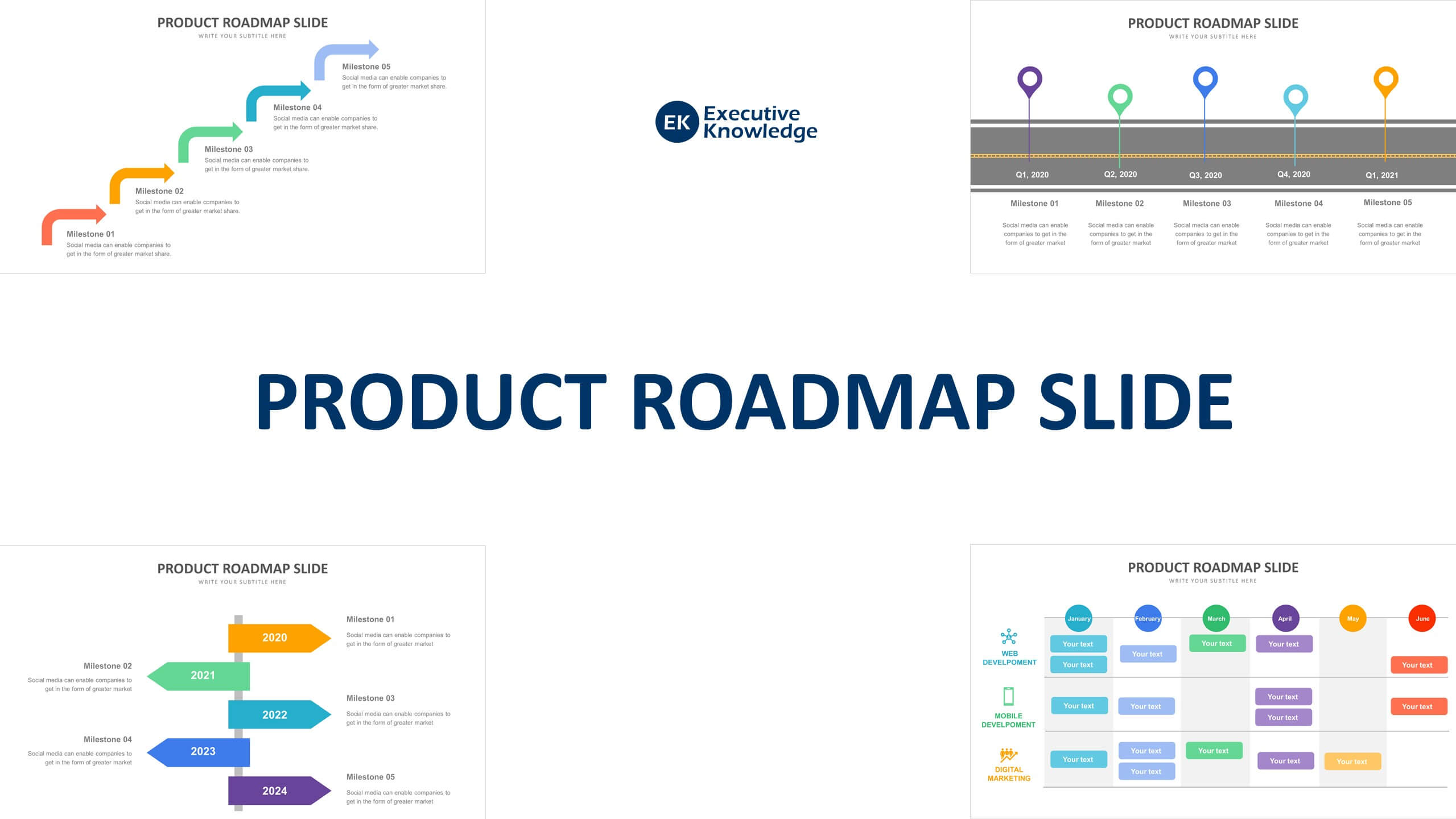 Roadmap slide template jolocreate Roadmap slide template jolocreate